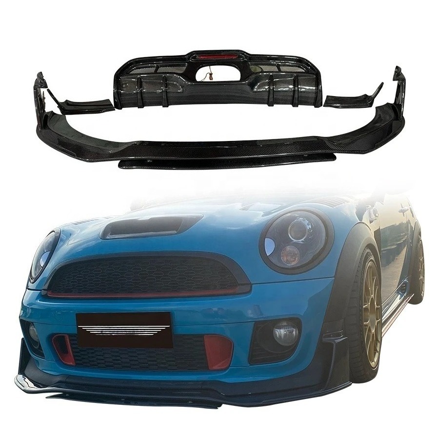 MINI JCW  S R55 R56 R57 R58 2007-2012 Body Kit Carbon Fiber Front Lip Rear Diffuser Exhaust Bumper Cut-Outs New Condition